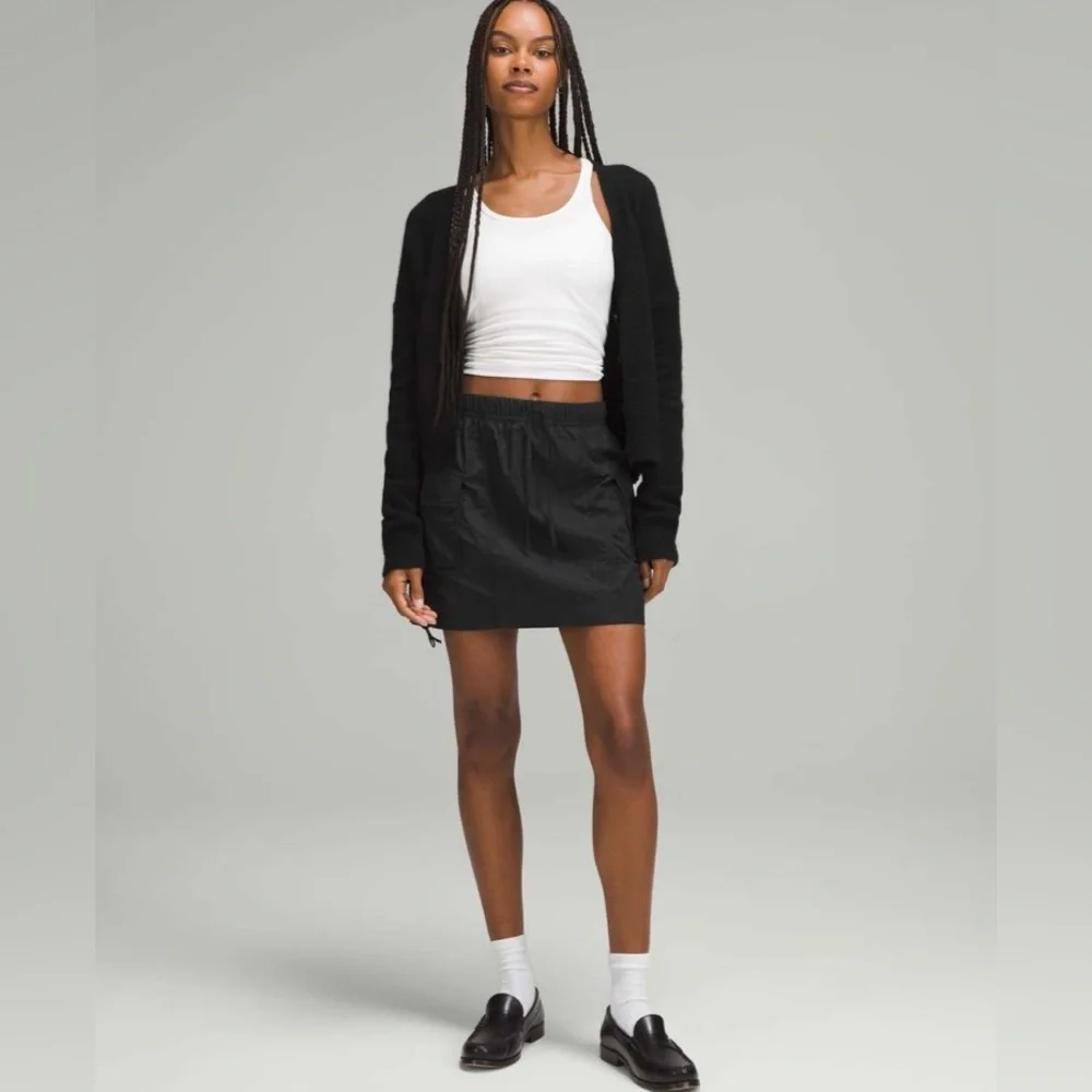 Lululemon nylon cargo mini skirt womens XL hiking outdoor - Picture 1 of 8
